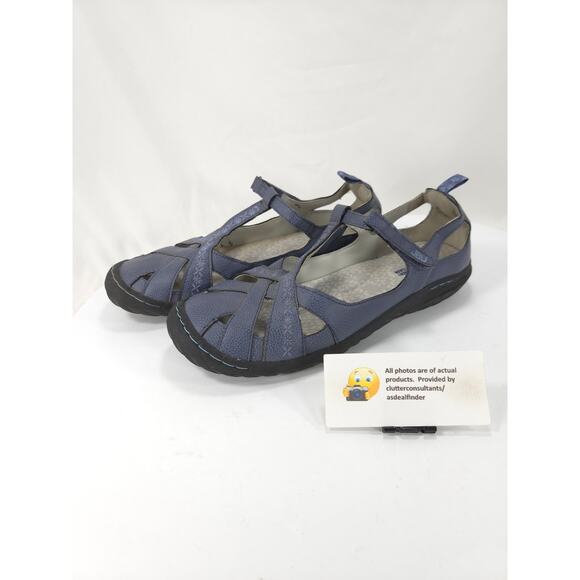 JBU By Jambu Cynthia Casual Strap Mary Jane Shoe Womens Size 9M Blue Black - Picture 1 of 9